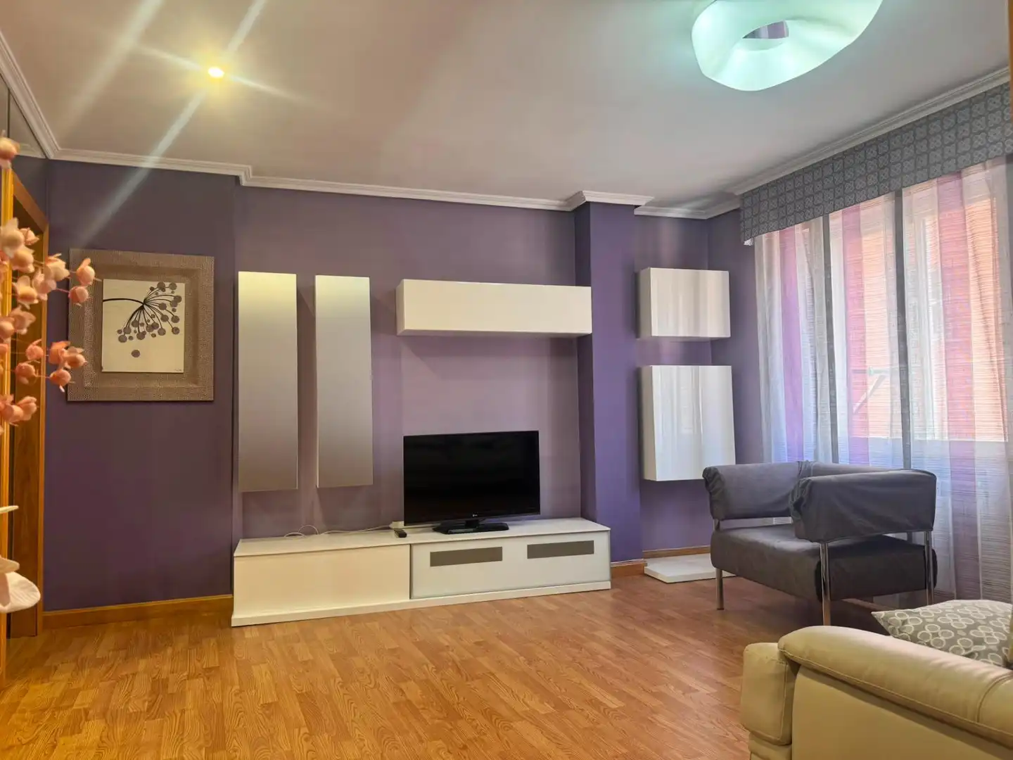Sala d'estar de Pis en venda en Palencia amb Parquet