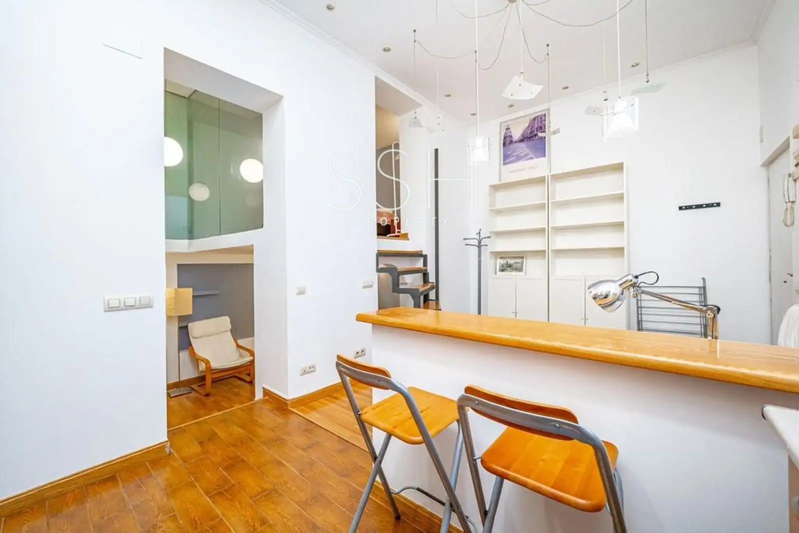 Küche von Wohnung zur Miete in Madrid mit Heizung und Möbliert