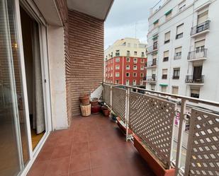 Balcony of Flat to rent in  Madrid Capital  with Heating, Parquet flooring and Terrace