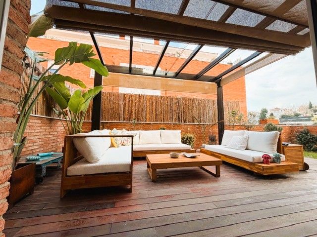 Terrace of Flat for sale in Tiana  with Air Conditioner, Heating and Private garden