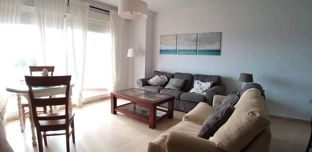 Sala de estar de Piso de alquiler en Marbella con Calefacción, Terraza y Amueblado