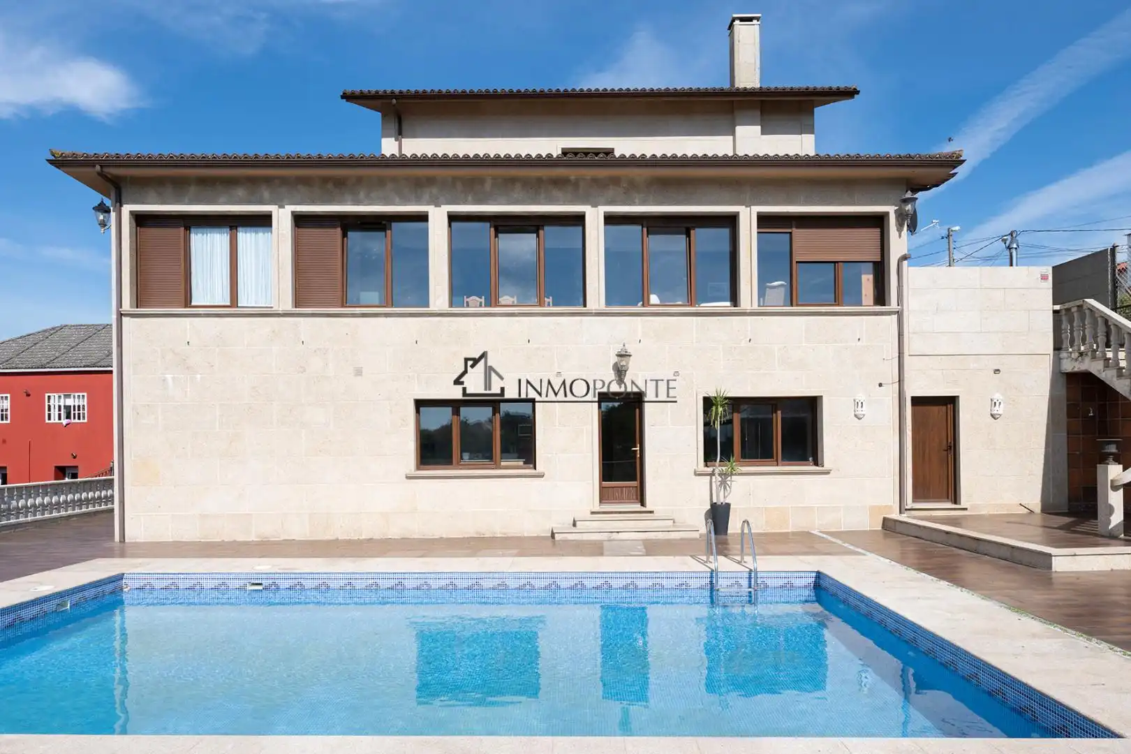 Exterior view of Houses for sale in Vilagarcía de Arousa  with Private garden