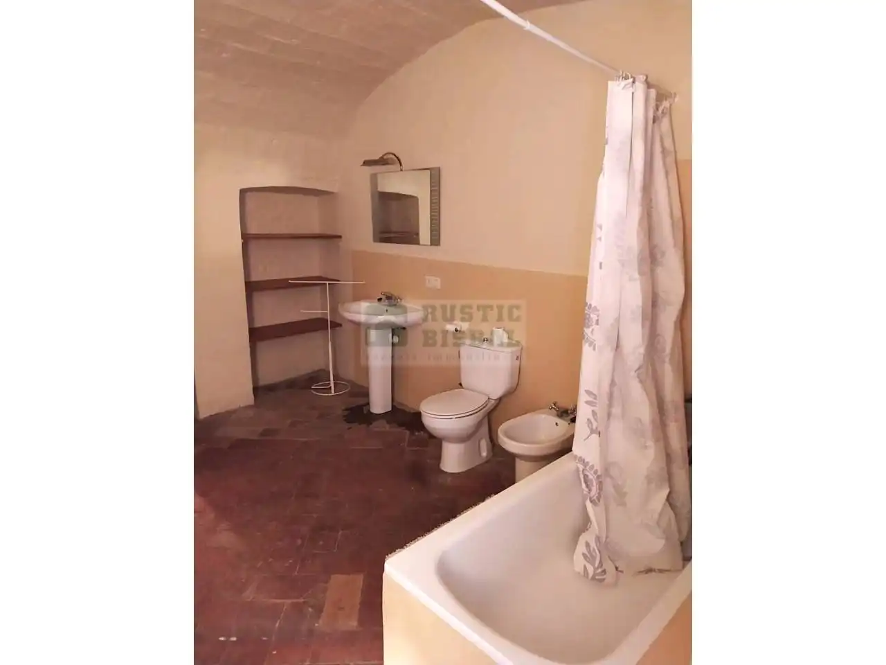 Bathroom of Country homes for rent in Madremanya  with Heating, Terrace and Furnished