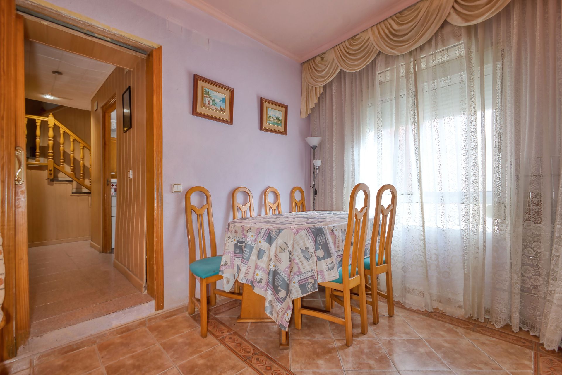 Dining room of Single-family semi-detached for sale in Jijona / Xixona  with Air Conditioner, Heating and Storage room