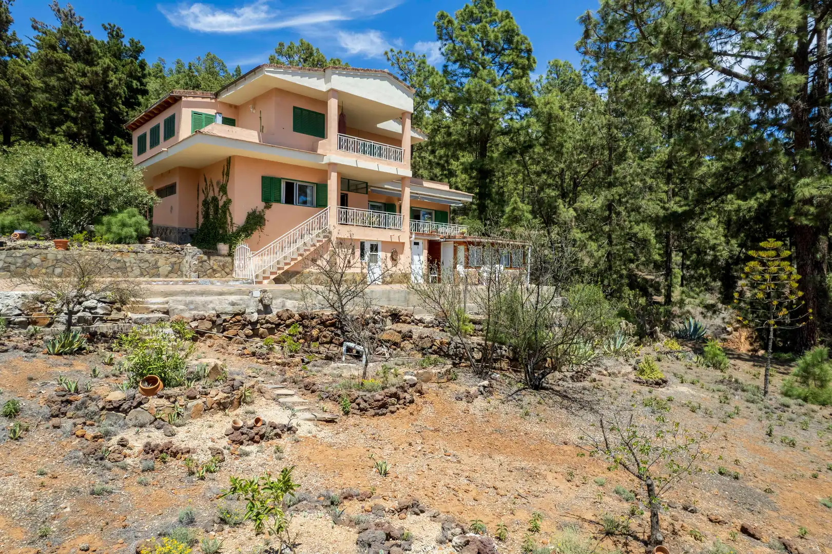 Vista exterior de Casa o xalet en venda en Vilaflor de Chasna amb Moblat