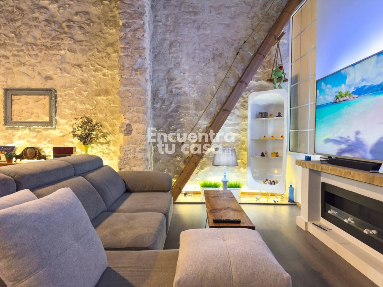 Living room of Single-family semi-detached for sale in Alicante / Alacant  with Air Conditioner, Heating and Terrace