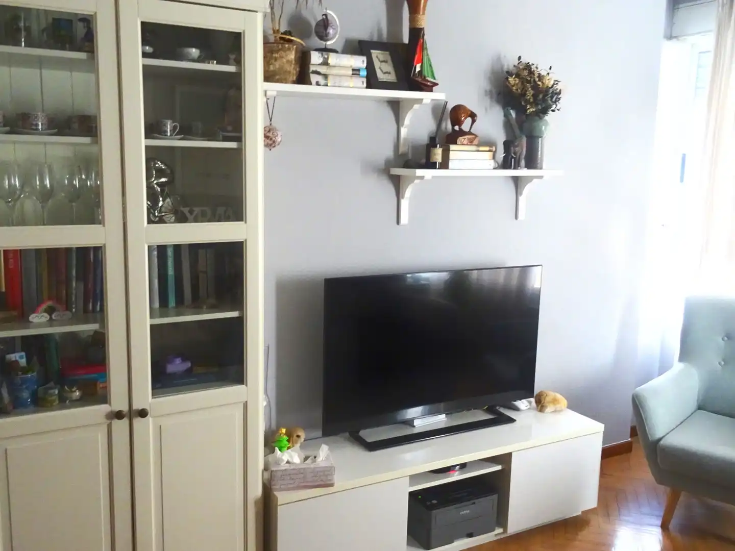 Sala d'estar de Pis en venda en Alcorcón amb Calefacció i Terrassa