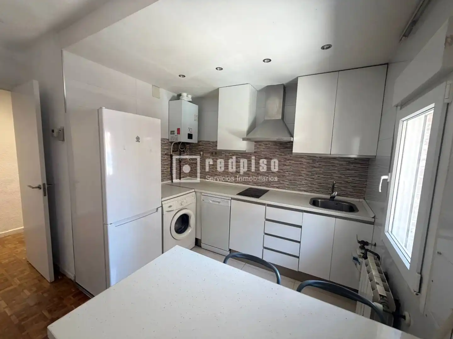 Kitchen of Flat for sale in Madrid  with Air Conditioner