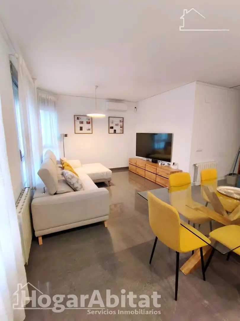 Sala de estar de Casa o chalet en venta en Alginet con Aire acondicionado, Calefacción y Terraza