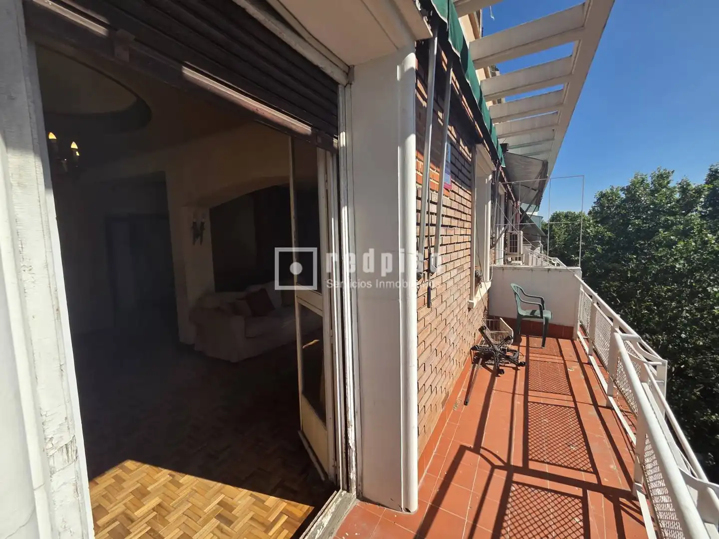 Terrasse von Wohnung zum Verkauf in Madrid mit Heizung, Parkett und Terrasse