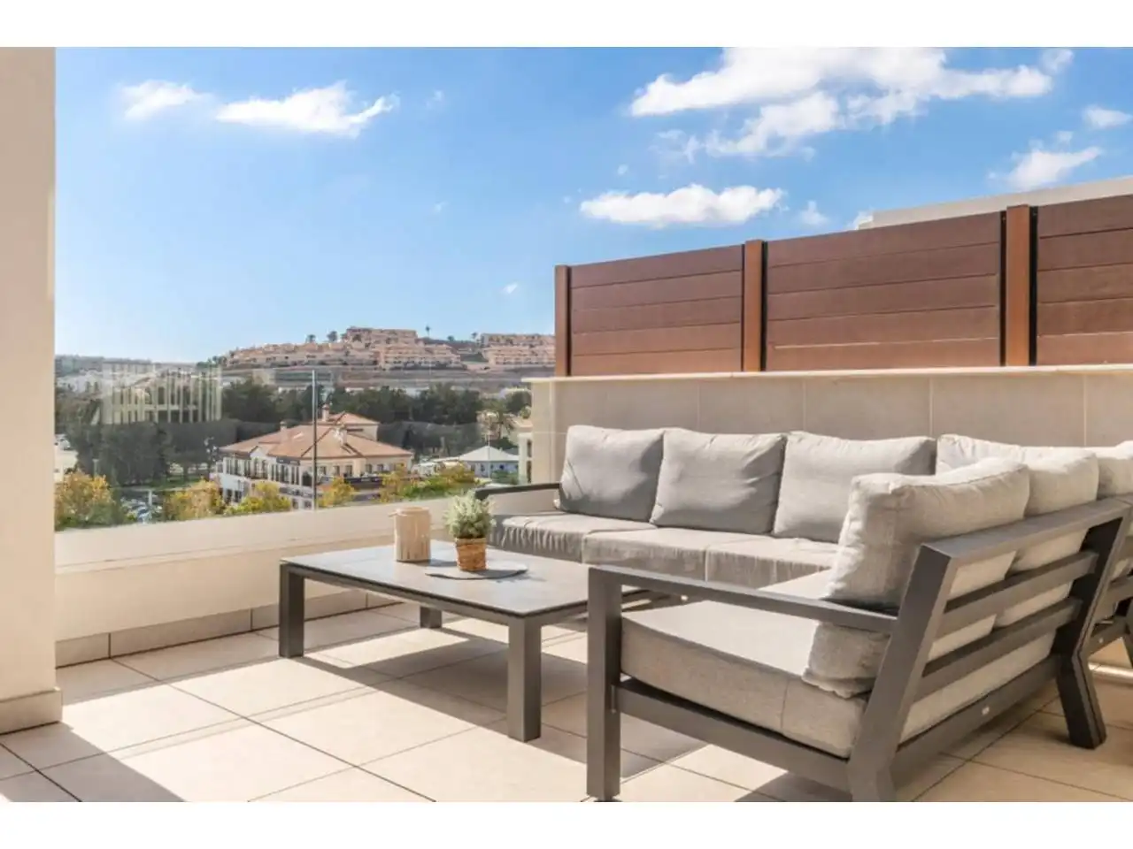Terraza de Ático en venta en Mijas con Aire acondicionado, Terraza y Trastero