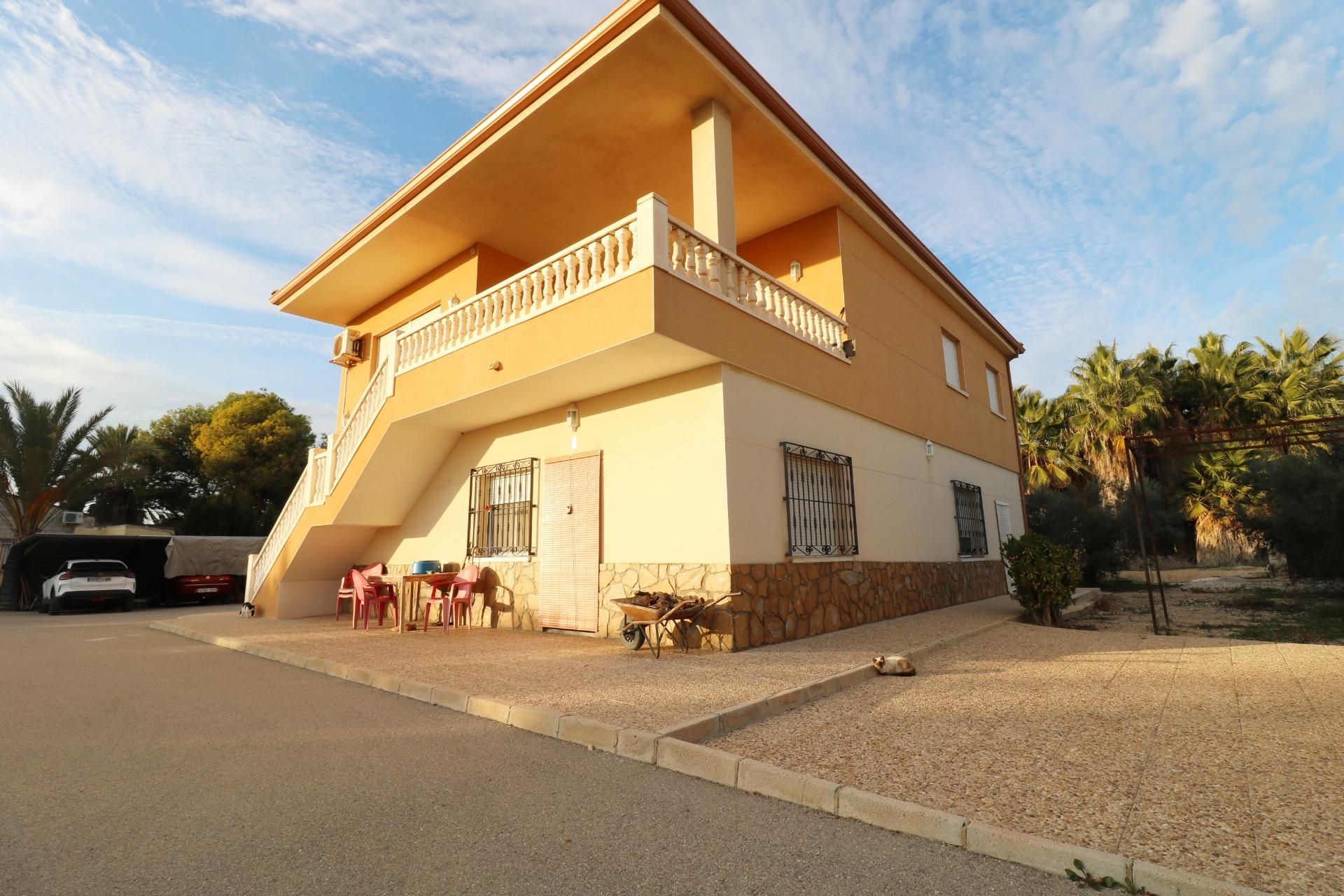 Exterior view of House or chalet for sale in Elche / Elx  with Air Conditioner, Private garden and Terrace