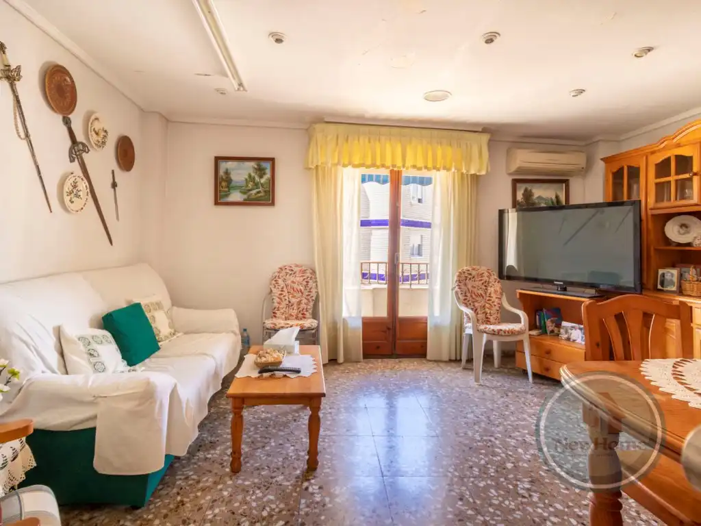 Sala de estar de Piso en venta en Santa Pola con Aire acondicionado y Balcón