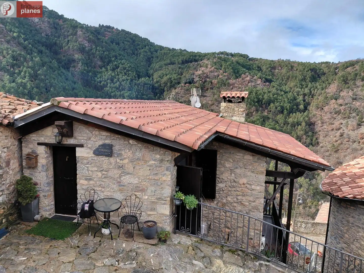 Exterior view of Country homes for sale in Arsèguel  with Air Conditioner and Terrace