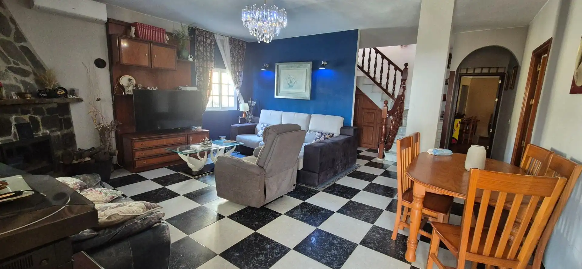 Sala de estar de Casa o chalet en venta en Málaga con Aire acondicionado, Jardín privado y Terraza