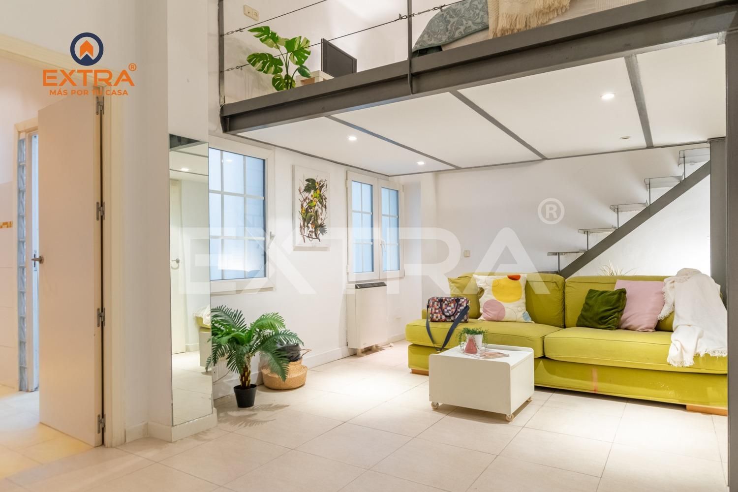 Living room of Planta baja for sale in  Madrid Capital  with Heating