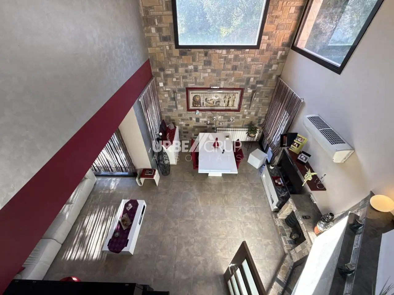 Sala d'estar de Casa o xalet en venda en Masquefa amb Aire condicionat, Calefacció i Jardí privat