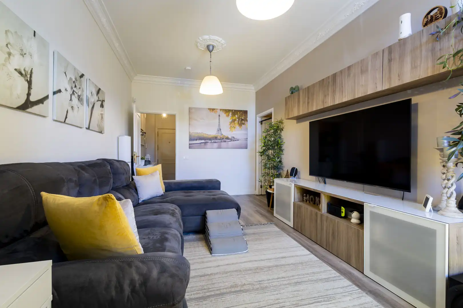 Sala de estar de Piso de alquiler en Santa Cruz de Tenerife con Amueblado