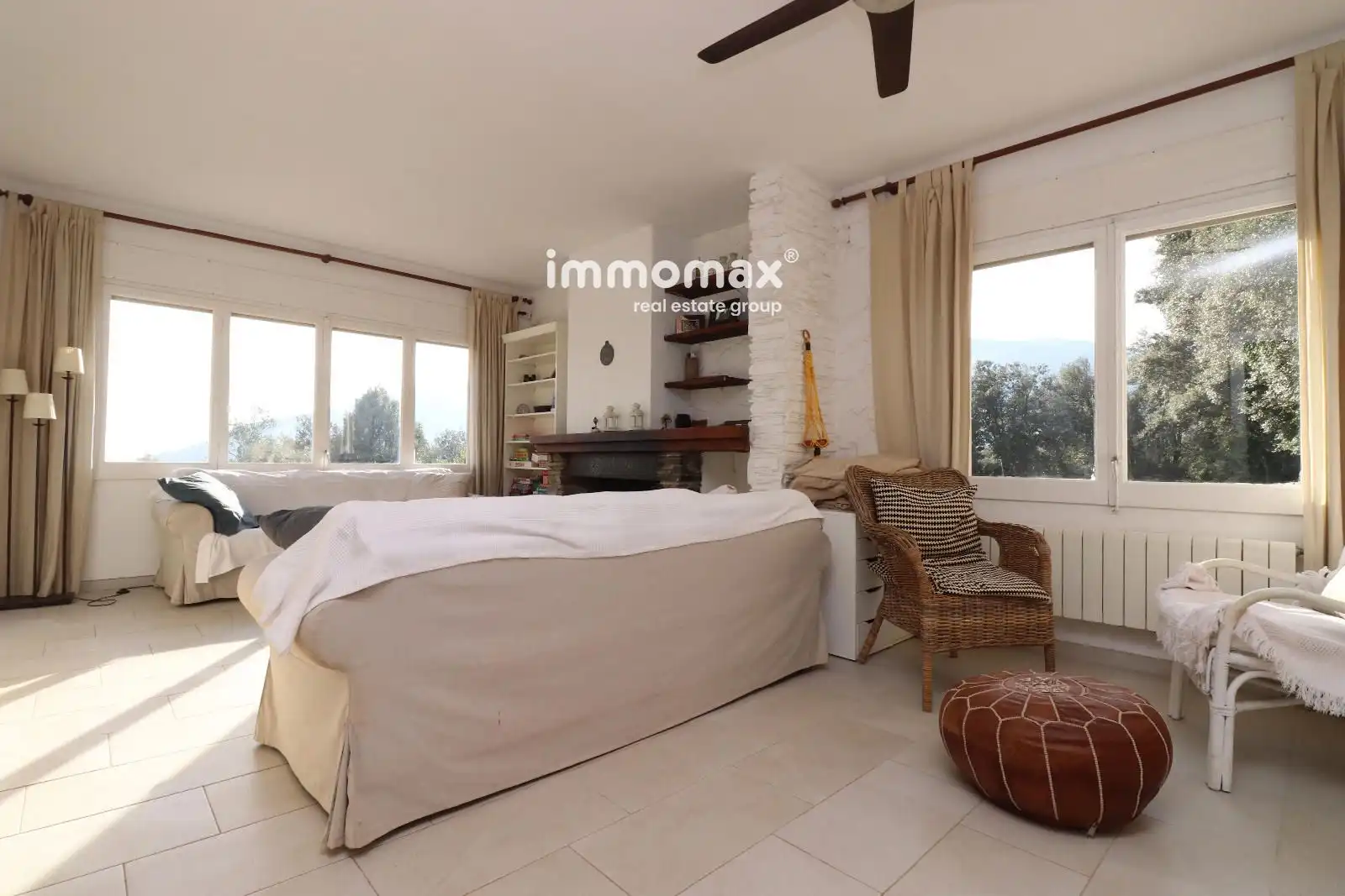 Sala de estar de Casa o chalet en venta en Fogars de Montclús con Terraza