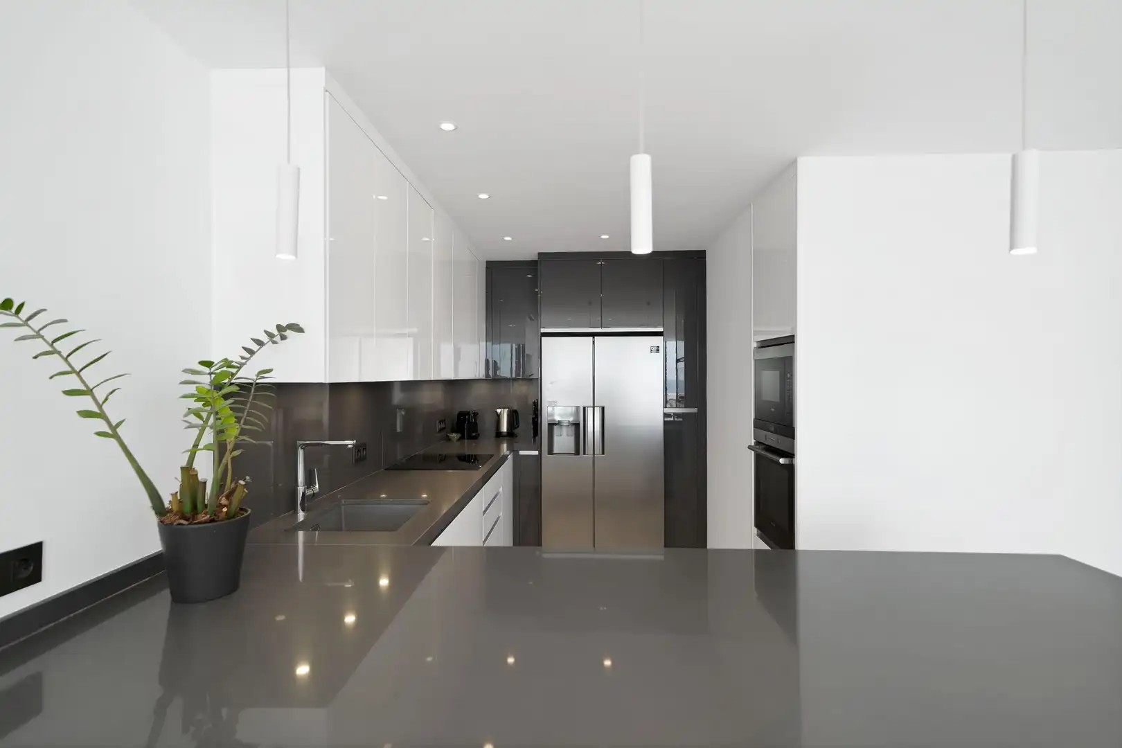 Küche von Maisonette zum Verkauf in Marbella mit Klimaanlage und Heizung