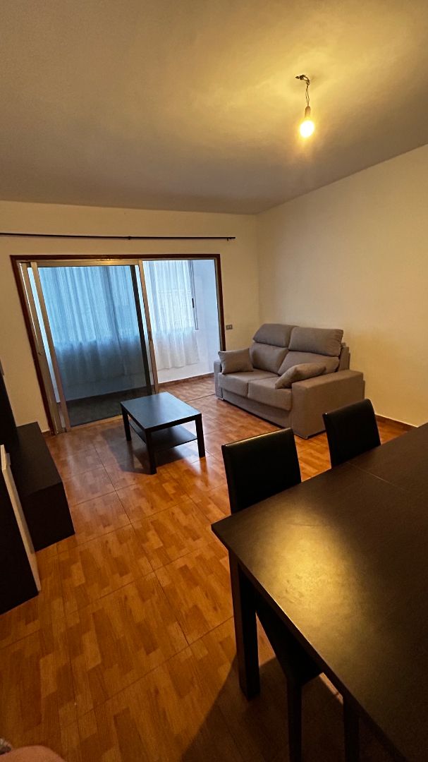 Sala d'estar de Pis de lloguer en San Cristóbal de la Laguna amb Terrassa, Moblat i Rentadora