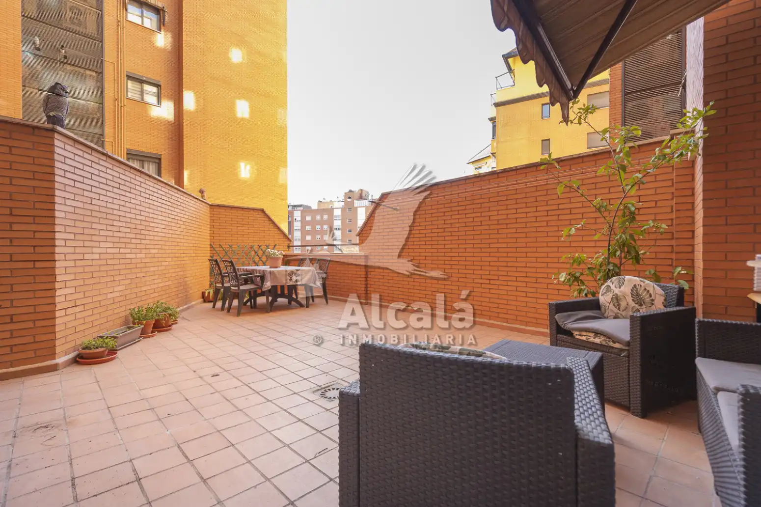 Terrace of Flat for sale in Alcalá de Henares  with Air Conditioner, Heating and Private garden