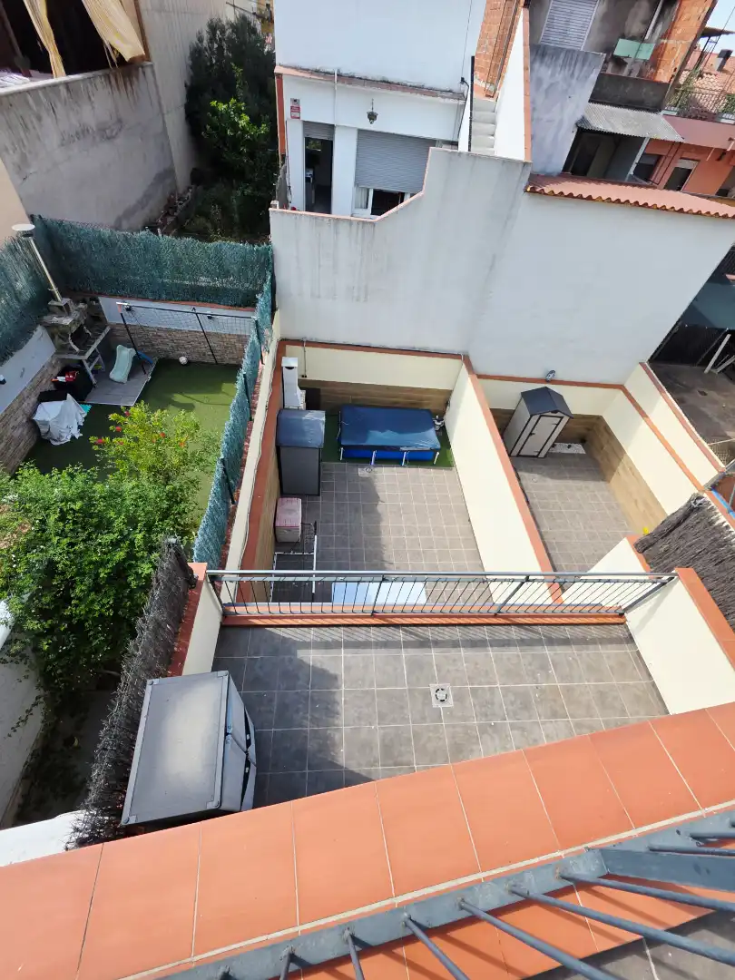 Terraza de Casa adosada en venta en Terrassa con Aire acondicionado, Calefacción y Parquet