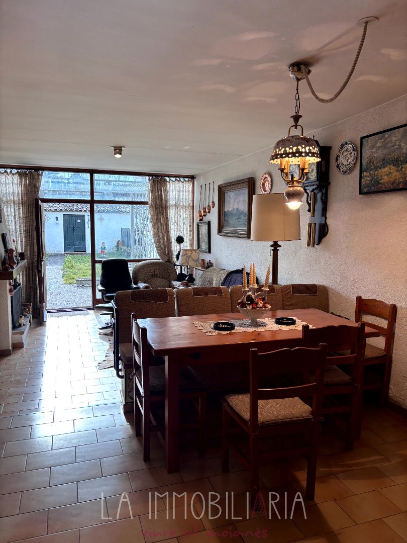 Menjador de Casa adosada en venda en Castellterçol amb Calefacció, Jardí privat i Terrassa