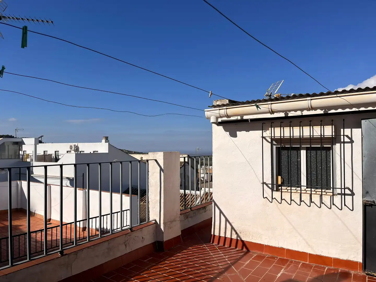 Vista exterior de Casa adosada en venda en Estepa amb Terrassa