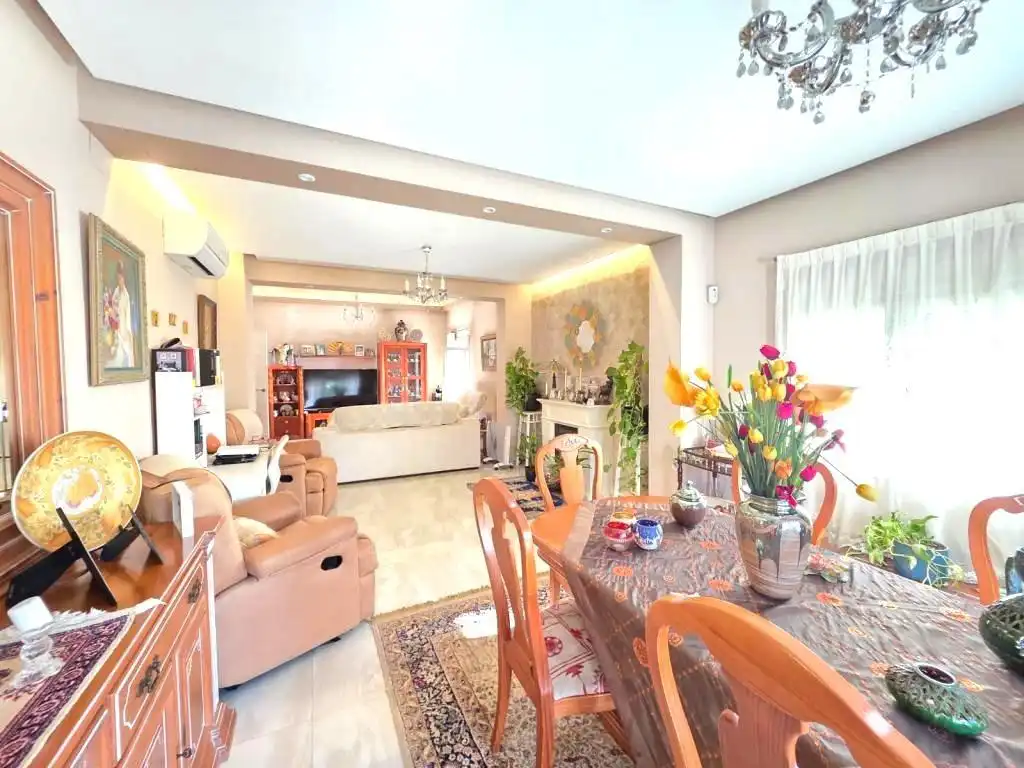 Menjador de Casa o xalet en venda en Málaga amb Aire condicionat, Jardí privat i Terrassa