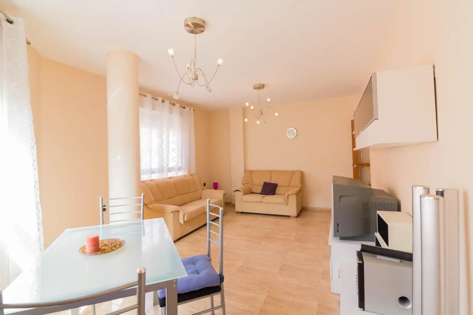 Sala de estar de Piso en venta en Callosa de Segura con Aire acondicionado, Terraza y Balcón