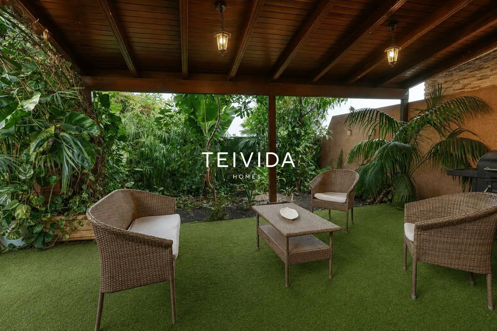 Terrassa de Casa adosada en venda en Adeje amb Aire condicionat, Jardí privat i Terrassa