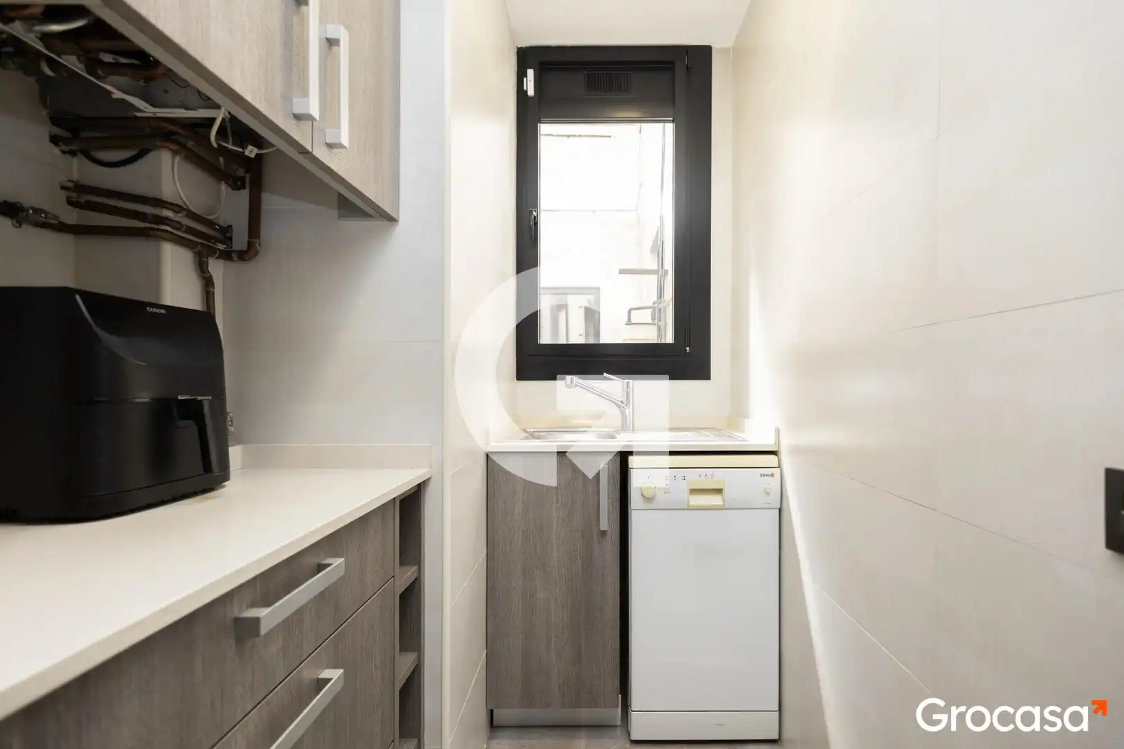 Cocina de Piso en venta en Barcelona con Calefacción, Amueblado y Horno