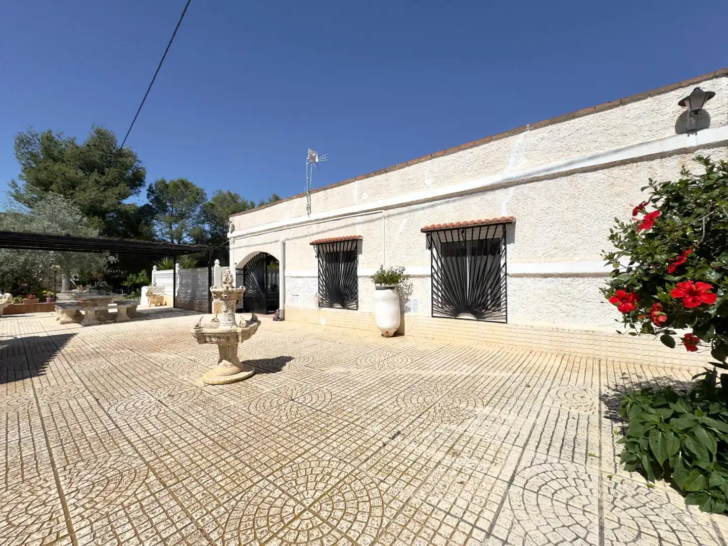 Vista exterior de Casa o chalet en venta en Aspe con Calefacción, Jardín privado y Terraza