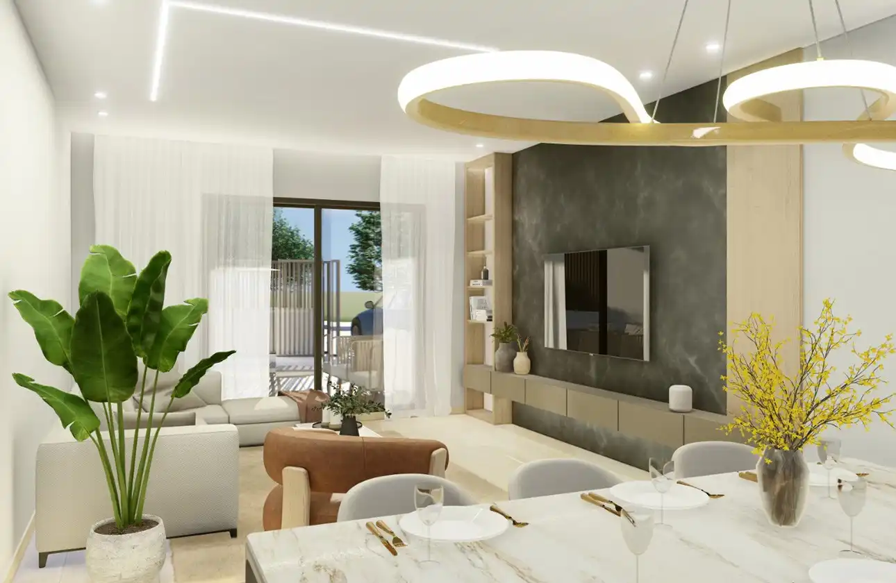Living room of Ground floor for sale in Pilar de la Horadada  with Air Conditioner, Heating and Terrace
