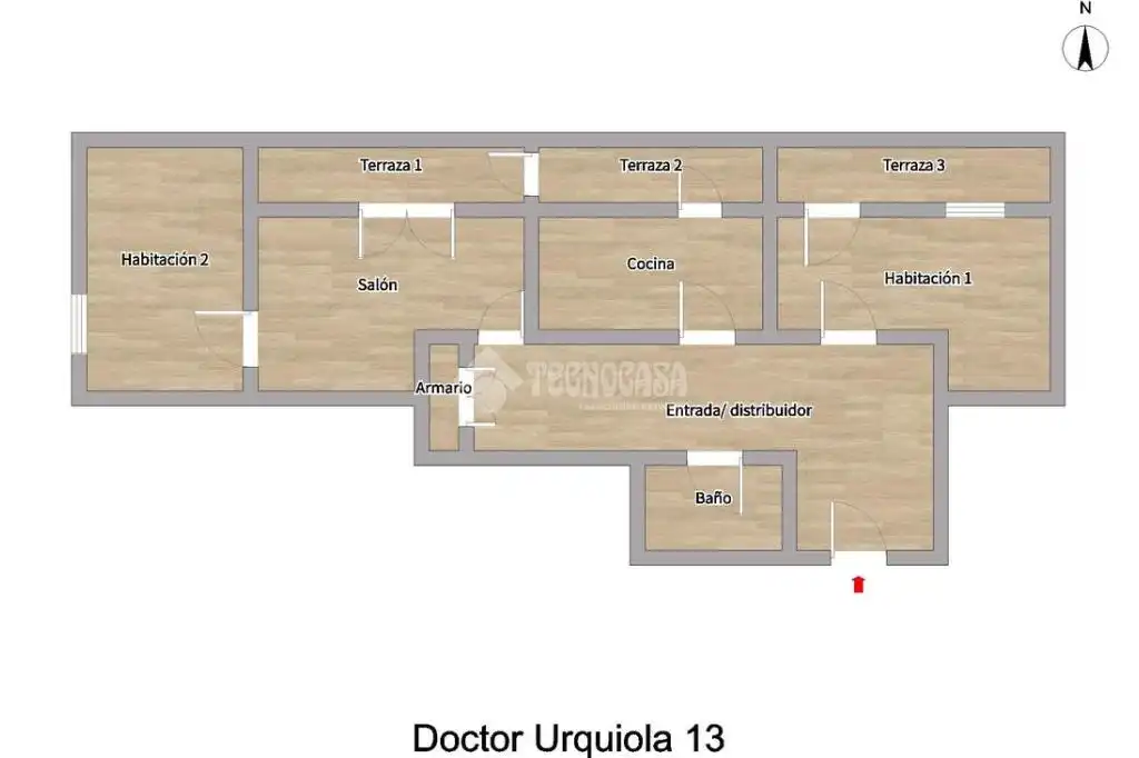 Flat for sale in Madrid  with Air Conditioner, Heating and Parquet flooring