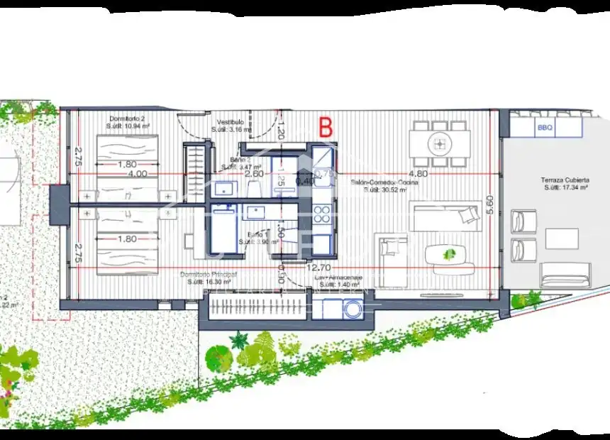 Apartament amb terrassa en venda a Mar Menor de Cartagena – Cabo de Palos, imagen 2