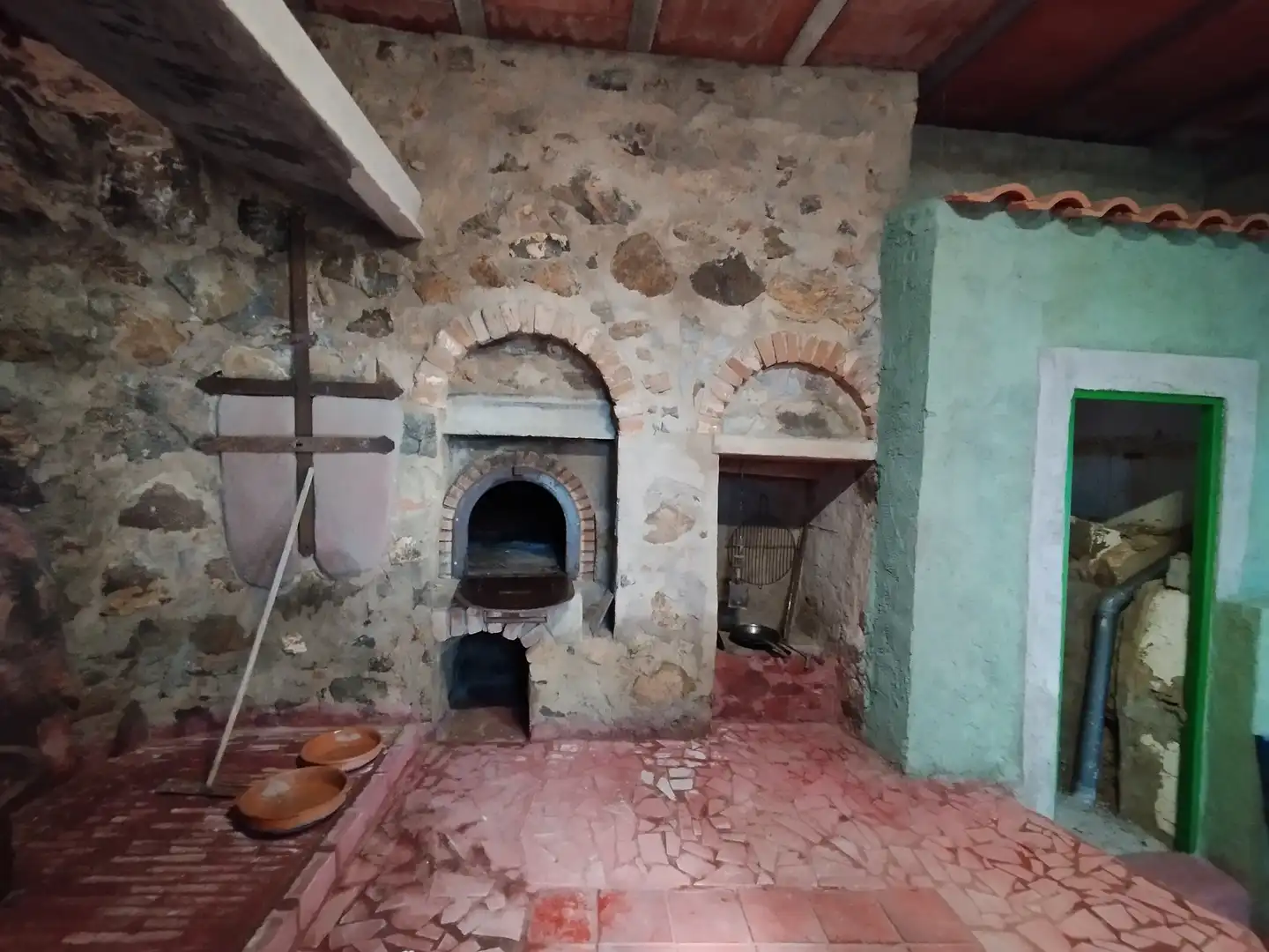 Cocina de Finca rústica en venta en Valverde de Mérida con Trastero, Piscina y Piscina comunitaria