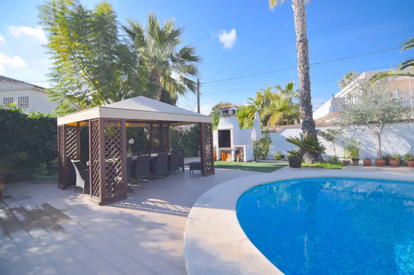 Jardí de Casa o xalet en venda en Benidorm amb Aire condicionat, Calefacció i Terrassa