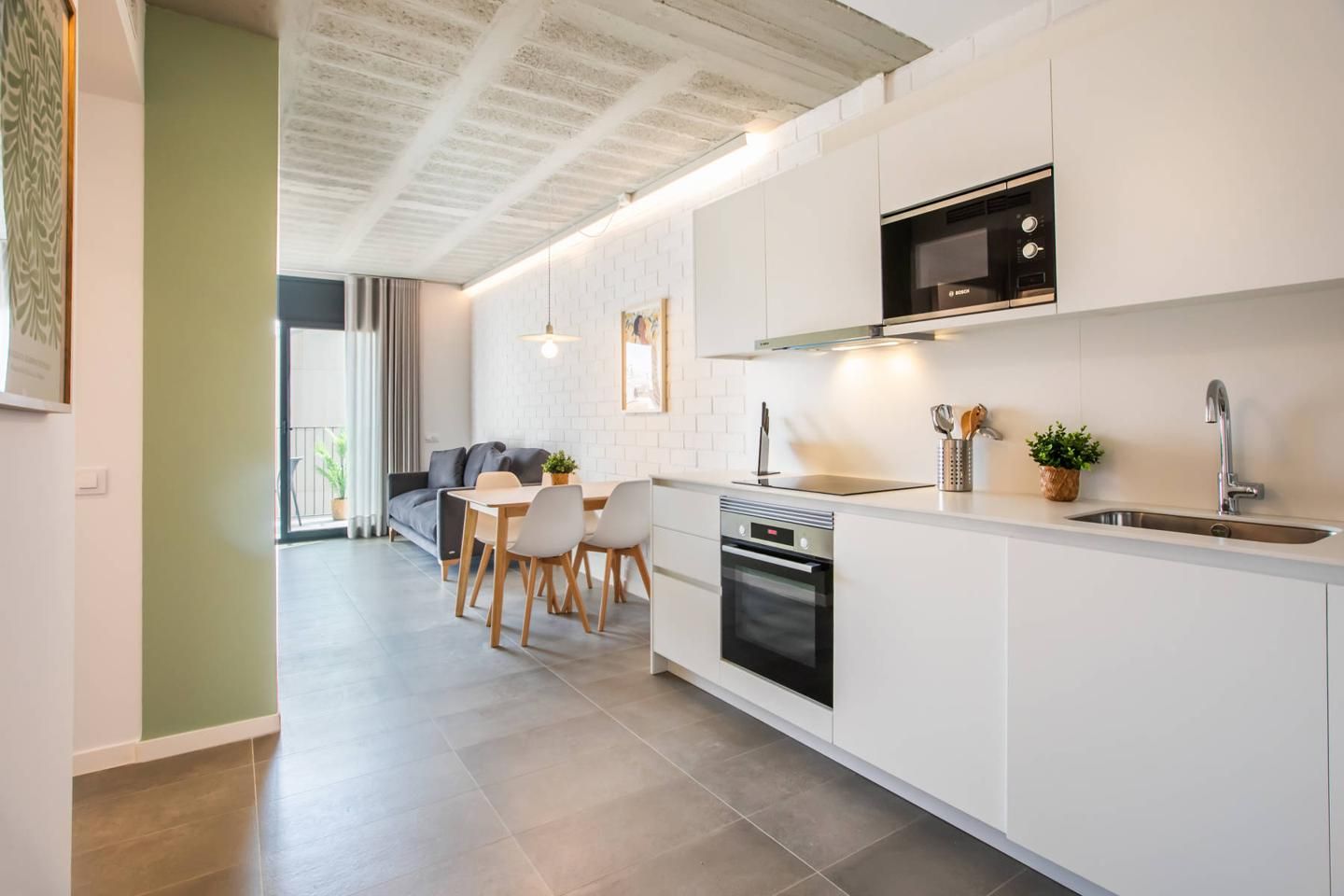 Kitchen of Flat to rent in  Barcelona Capital