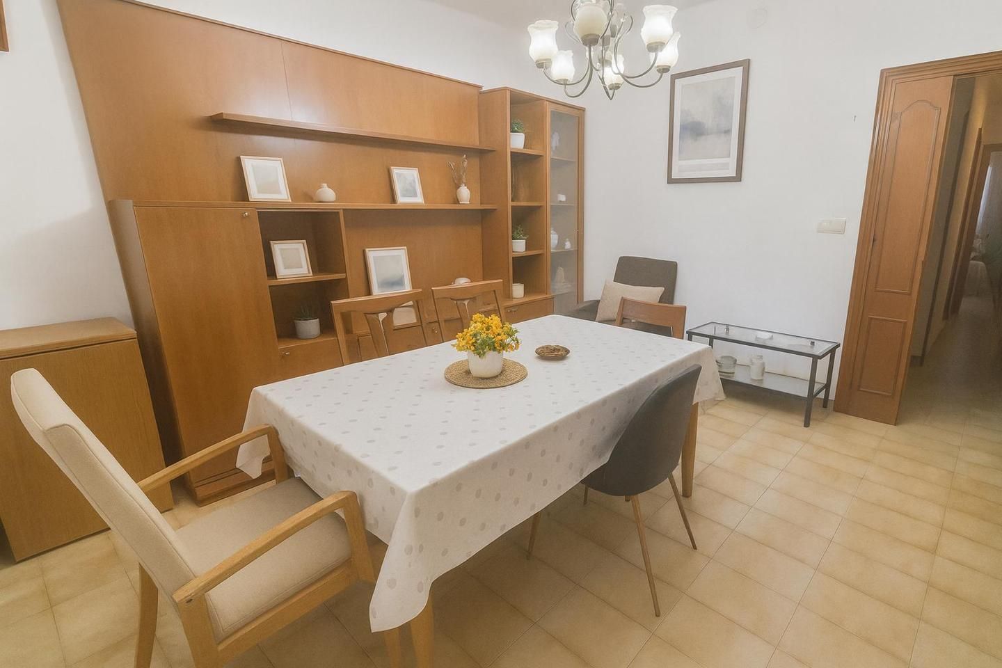 Dining room of Single-family semi-detached for sale in Esparreguera  with Heating, Terrace and Balcony