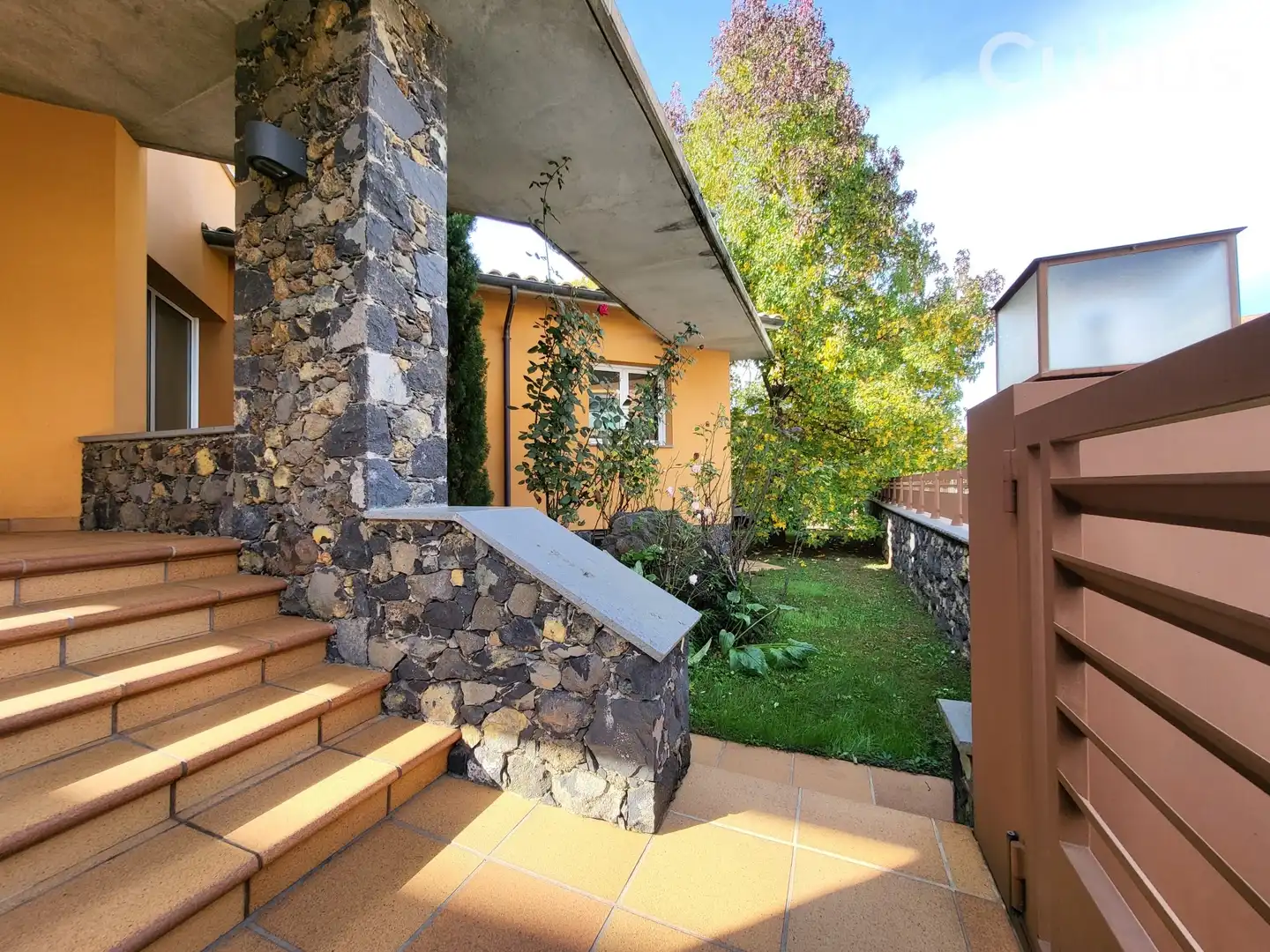 Garden of Houses for sale in Les Preses  with Air Conditioner, Heating and Terrace