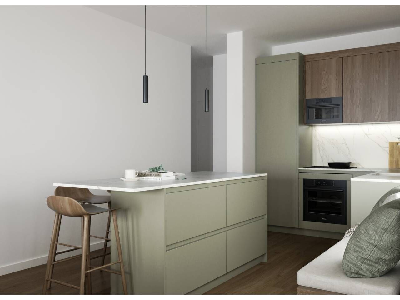 Cuina de Dúplex en venda en Sabadell amb Parquet i Terrassa