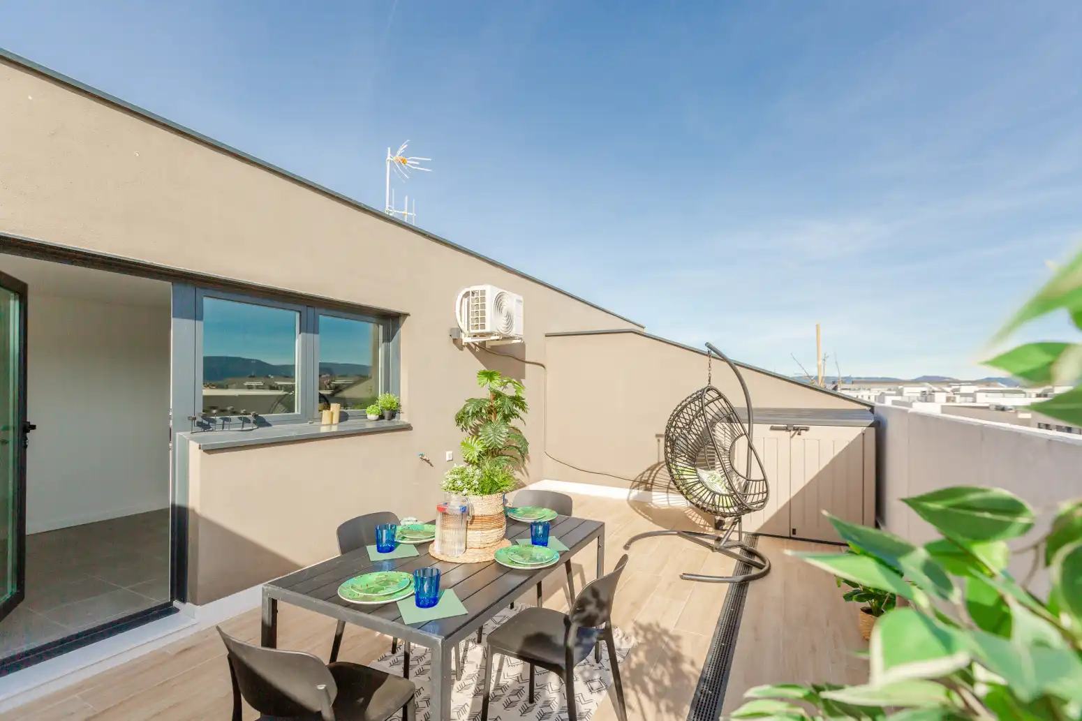 Terrace of Attic for sale in Zizur Mayor / Zizur Nagusia  with Air Conditioner, Heating and Private garden