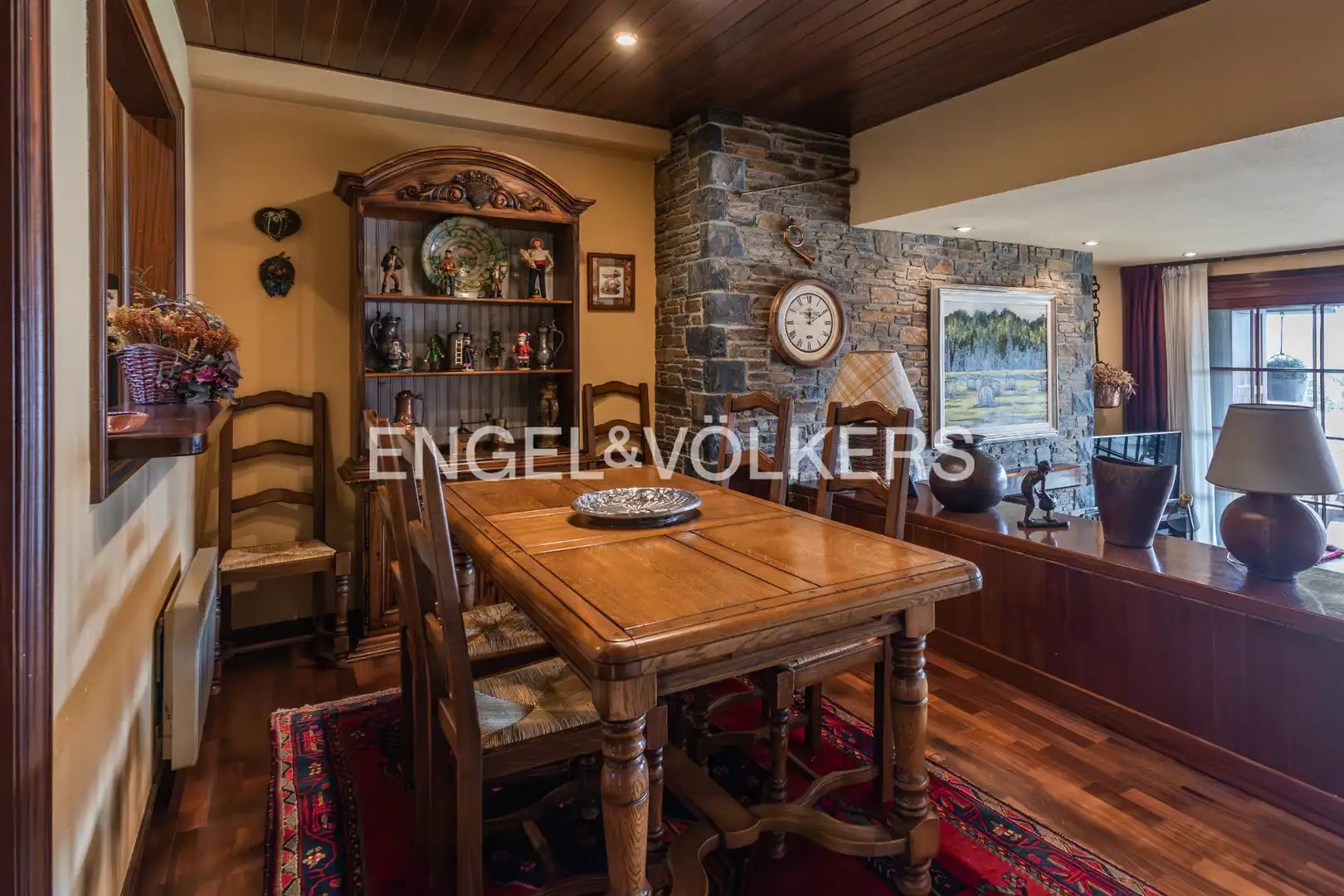 Dining room of Detached homes for sale in Llívia  with Heating, Parquet flooring and Terrace