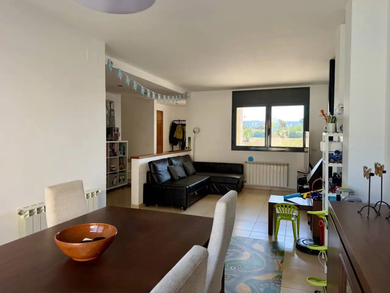 Sala de estar de Casa adosada en venta en Vidreres con Calefacción, Jardín privado y Terraza