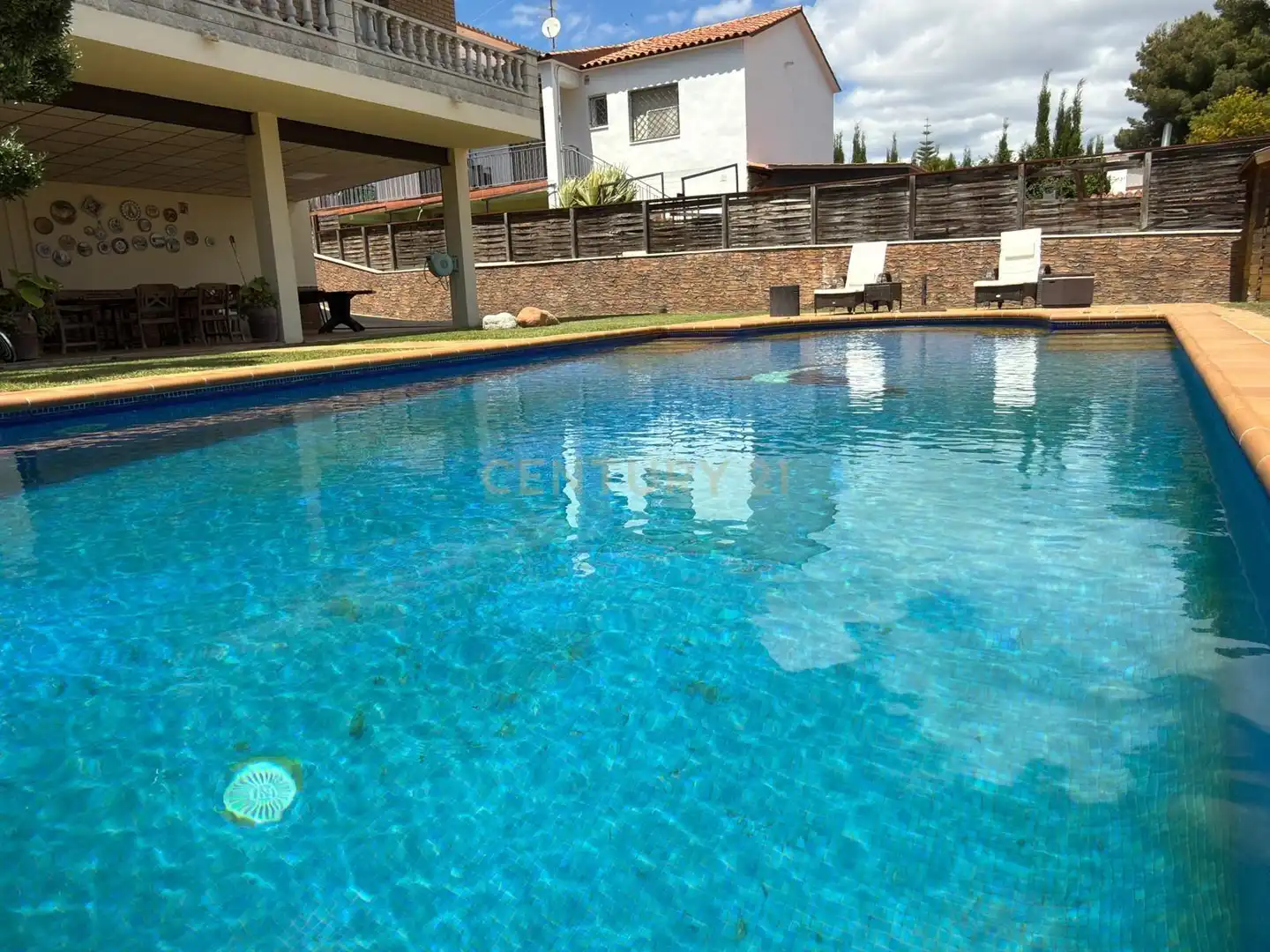 Swimming pool of Houses for sale in Cunit  with Air Conditioner
