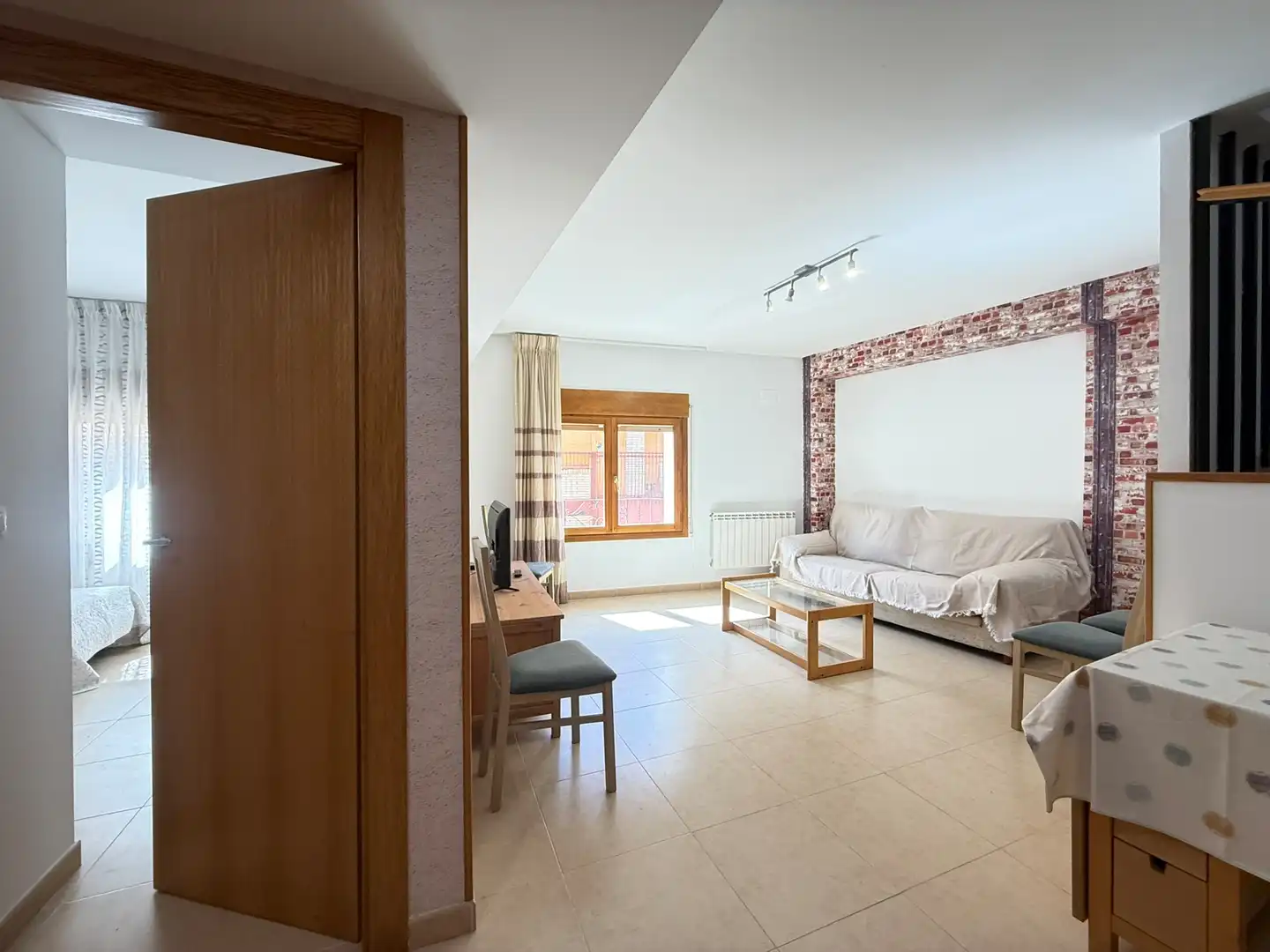 Living room of Duplexes for sale in Caspe  with Air Conditioner, Heating and Terrace