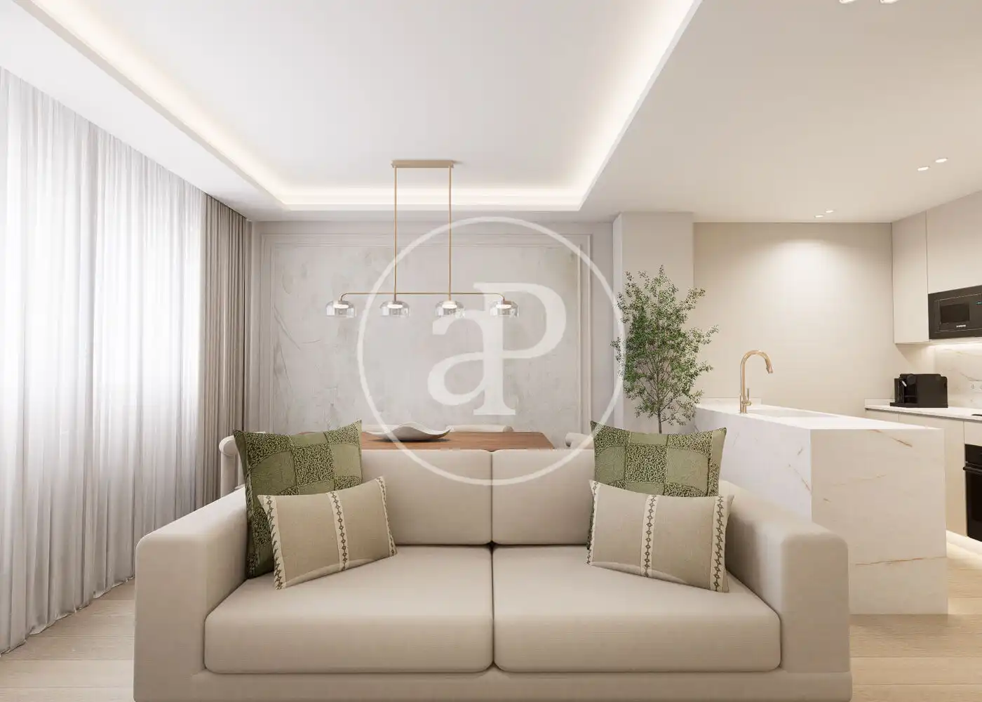 Sala de estar de Piso en venta en Madrid con Aire acondicionado, Calefacción y Trastero