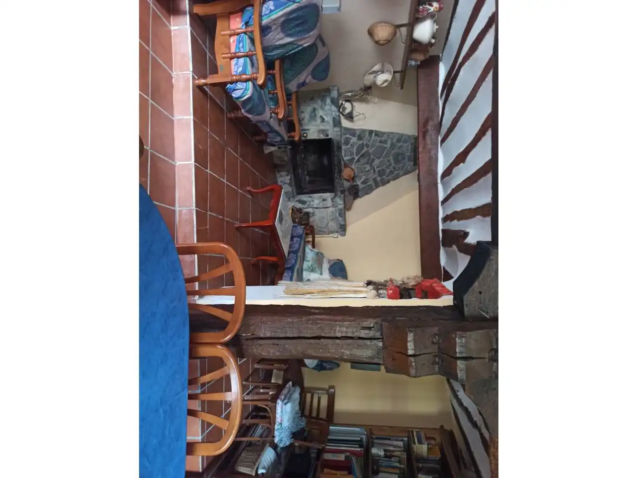 Menjador de Casa o xalet en venda en Terroba amb Calefacció, Jardí privat i Moblat